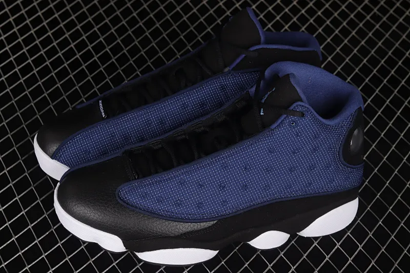 All categories Air Jordan Jordan series basketball shoes Air Jordan 13 pure original version Air Jordan 13 Flint AJ13 Joe 13 navy black and blue 3M reflective basketball shoes DJ5982-400